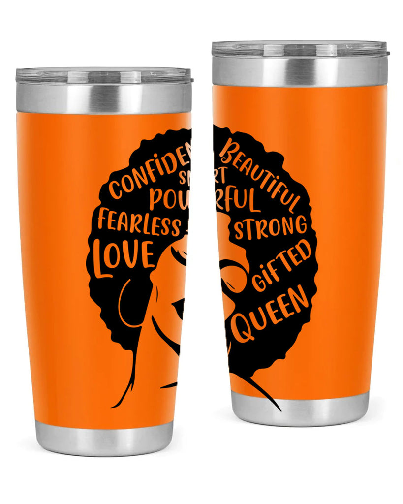 afro lady with words 24#- women-girls- Tumbler