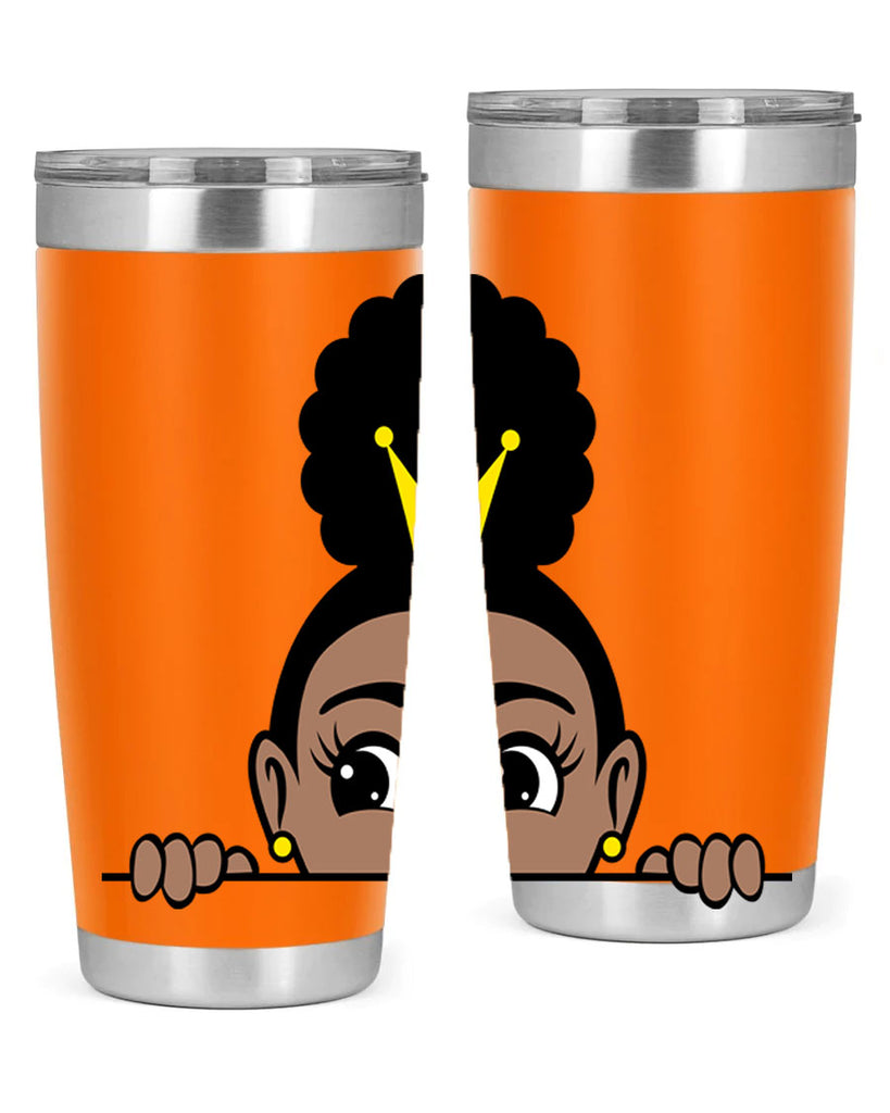 afro puff crown girl 1#- women-girls- Tumbler