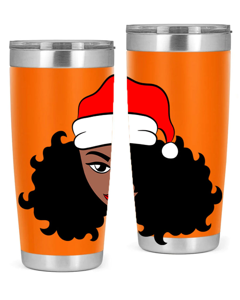 afro santa claus girl 71#- women-girls- Tumbler