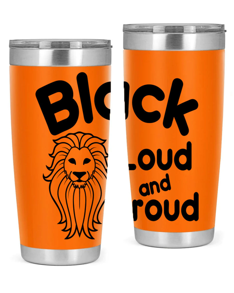 black loud and proud Style 57#- women-girls- Tumbler