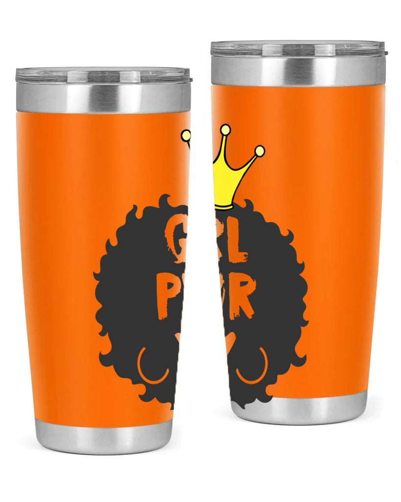 girl power with crown 34#- women-girls- Tumbler