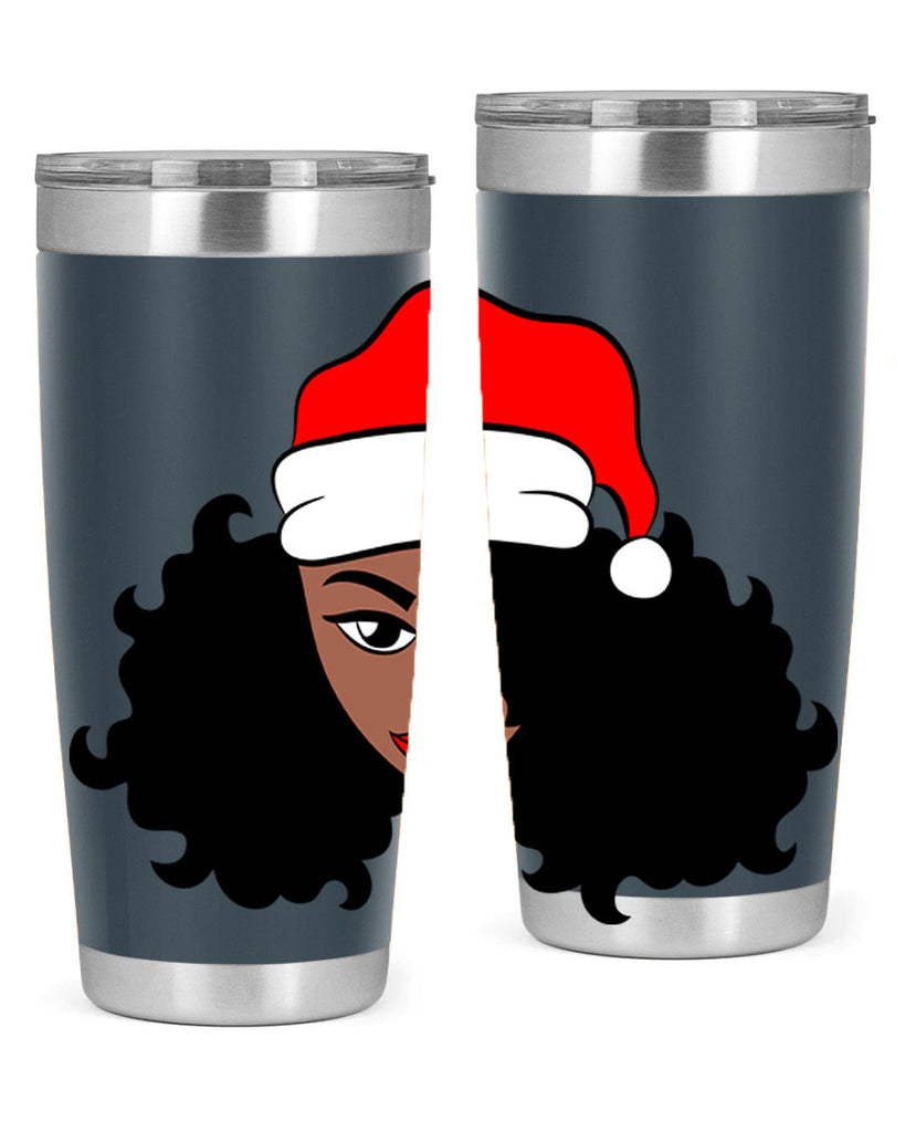 afro santa claus girl 71#- women-girls- Tumbler