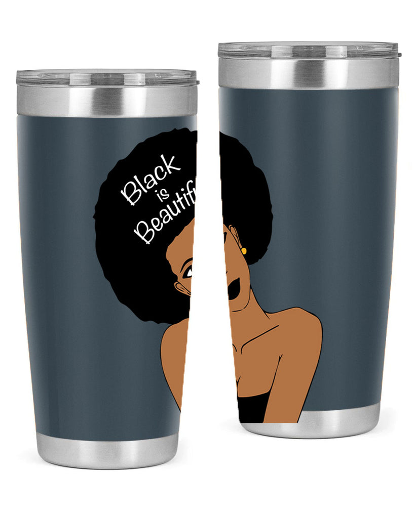 black is beautiful 13#- women-girls- Tumbler