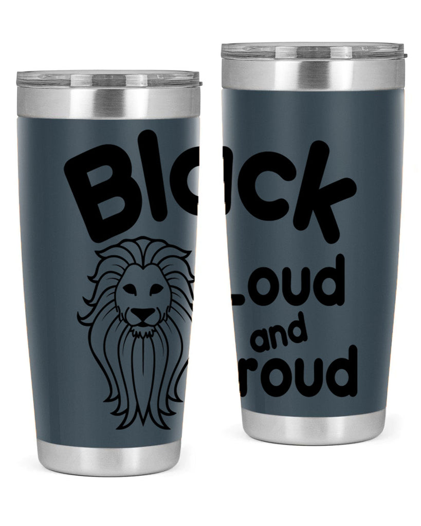 black loud and proud Style 57#- women-girls- Tumbler
