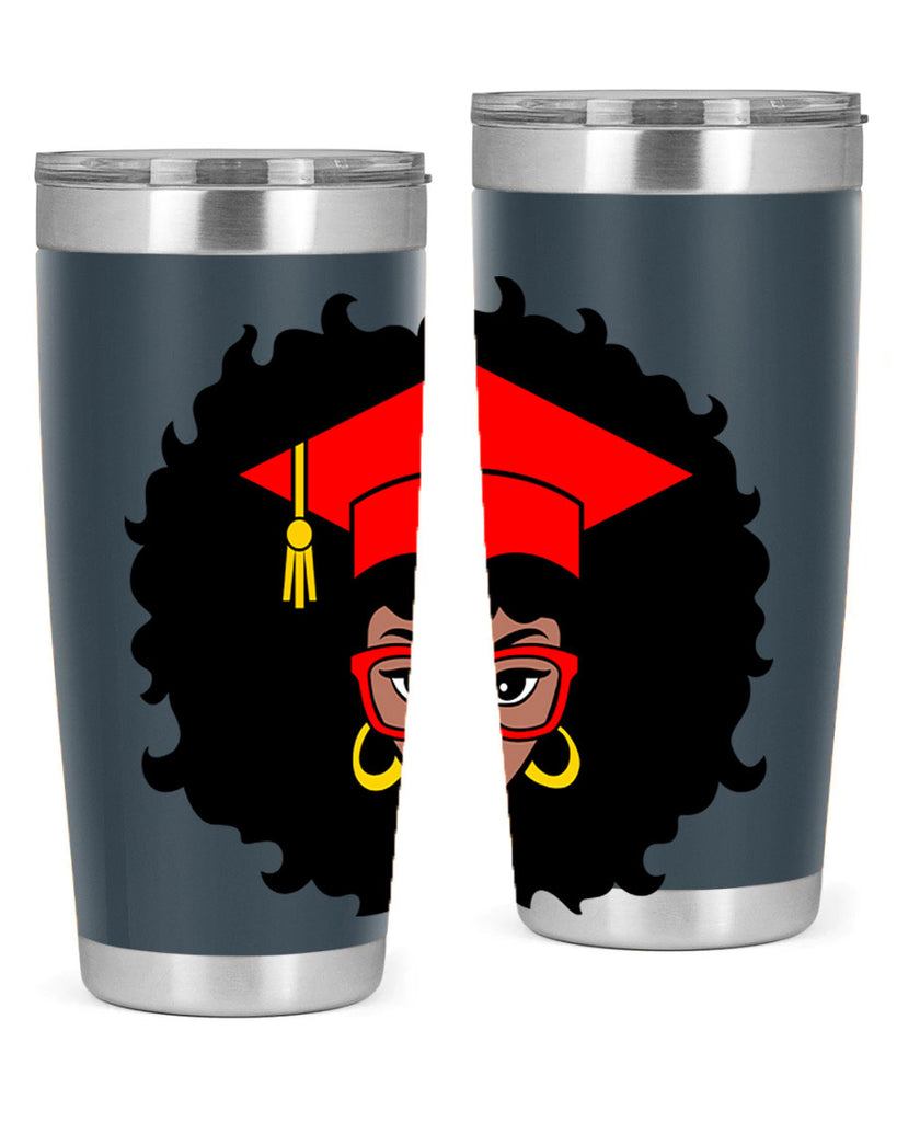 graduation black woman 32#- women-girls- Tumbler