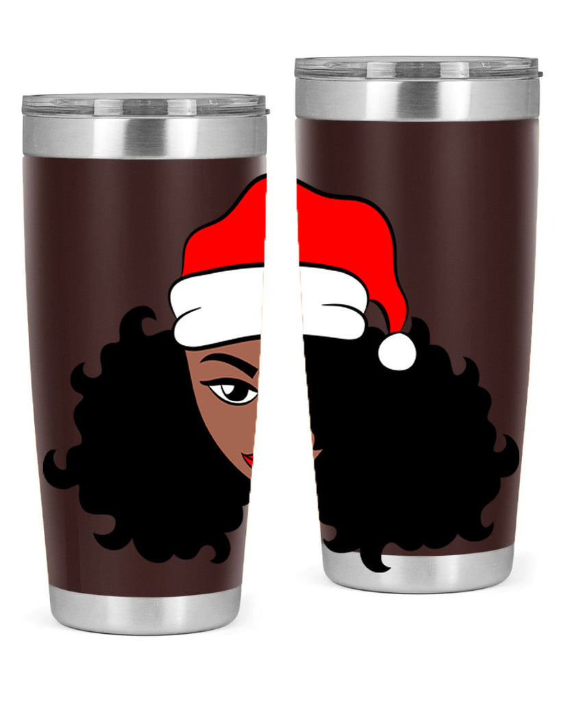 afro santa claus girl 71#- women-girls- Tumbler