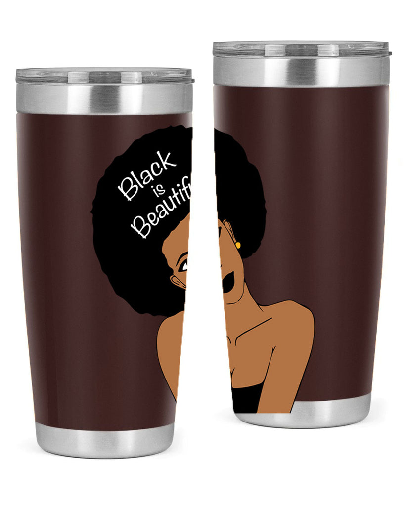 black is beautiful 13#- women-girls- Tumbler