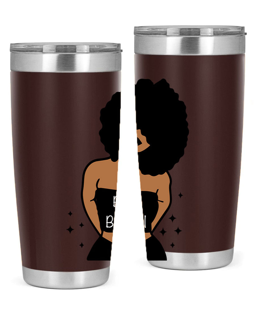 black is beautiful 16#- women-girls- Tumbler
