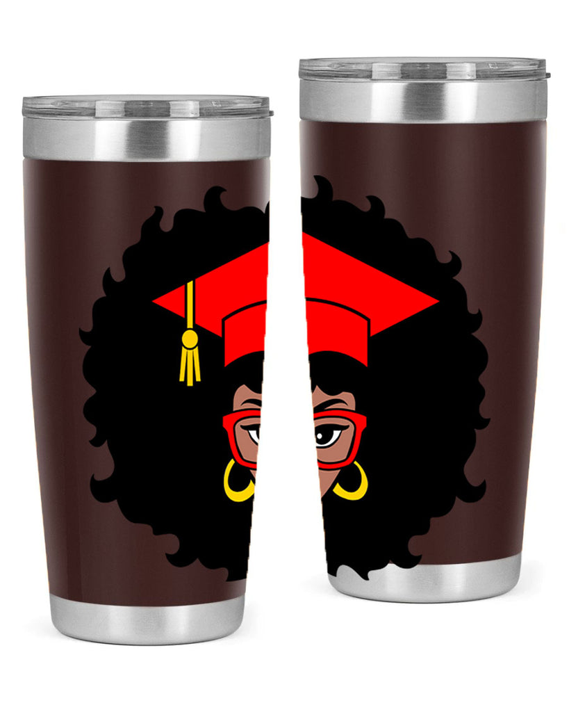 graduation black woman 32#- women-girls- Tumbler