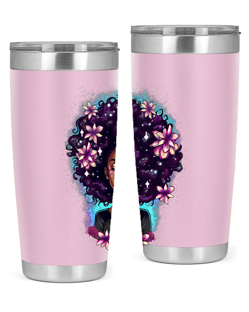 Sparkling Black Girl Design 3#- women-girls- Tumbler