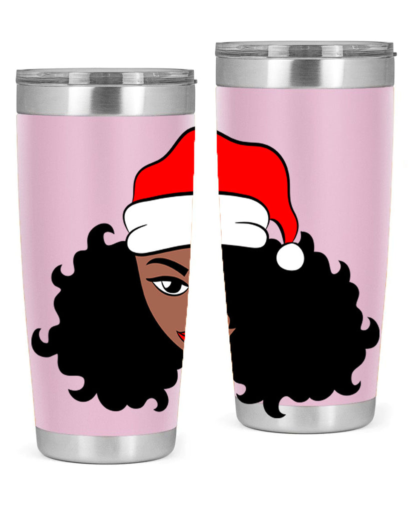 afro santa claus girl 71#- women-girls- Tumbler
