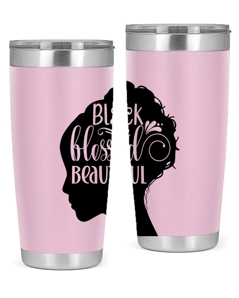 black blessed beautiful Style 62#- women-girls- Tumbler