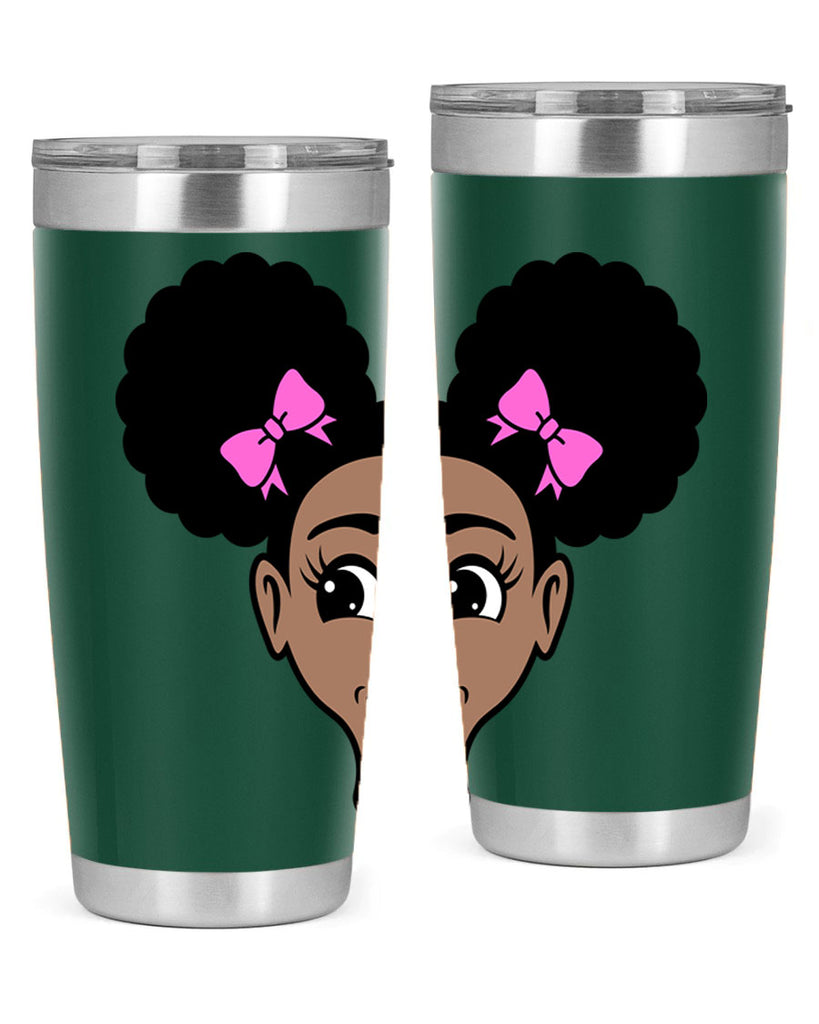 afro puffs girl 76#- women-girls- Tumbler