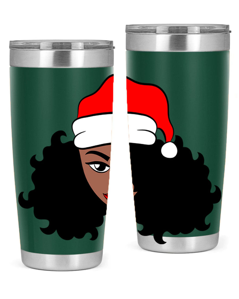afro santa claus girl 71#- women-girls- Tumbler