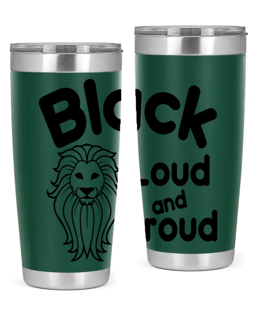 black loud and proud Style 57#- women-girls- Tumbler