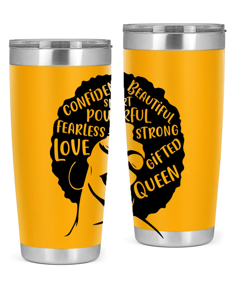 afro lady with words 24#- women-girls- Tumbler