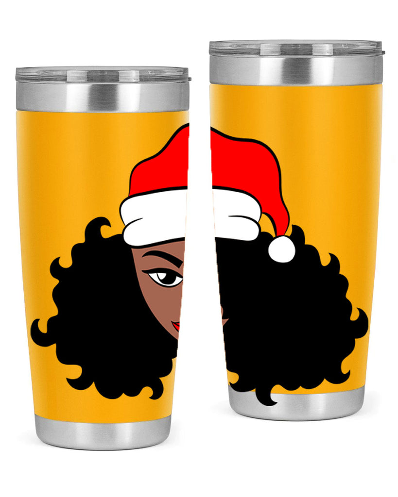 afro santa claus girl 71#- women-girls- Tumbler