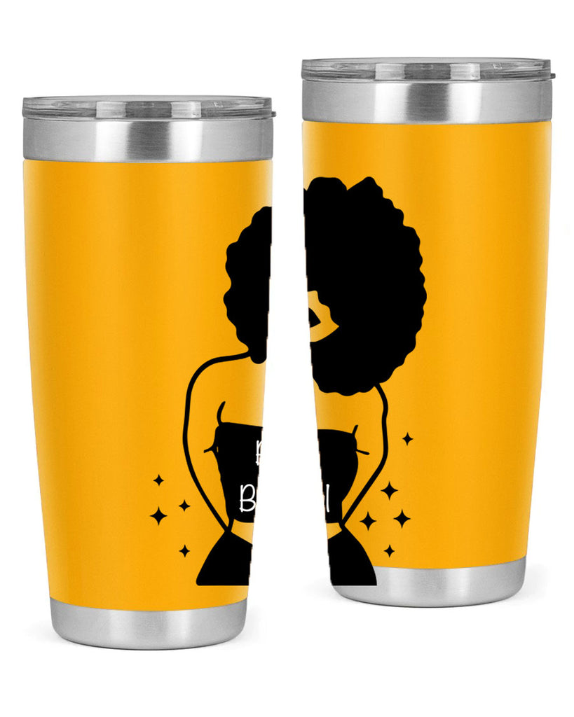 black is beautiful 11#- women-girls- Tumbler