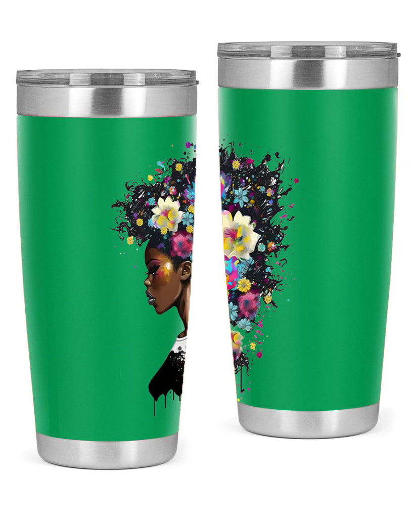 Sparkling Black Girl Design 2#- women-girls- Tumbler