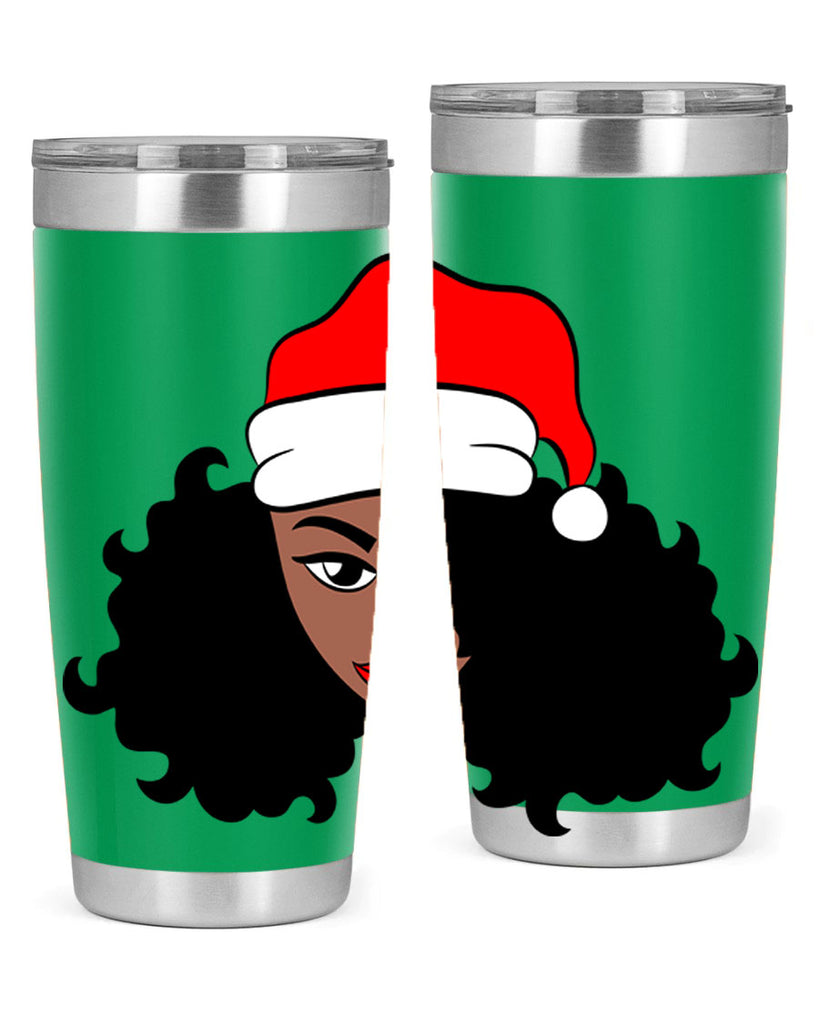 afro santa claus girl 71#- women-girls- Tumbler