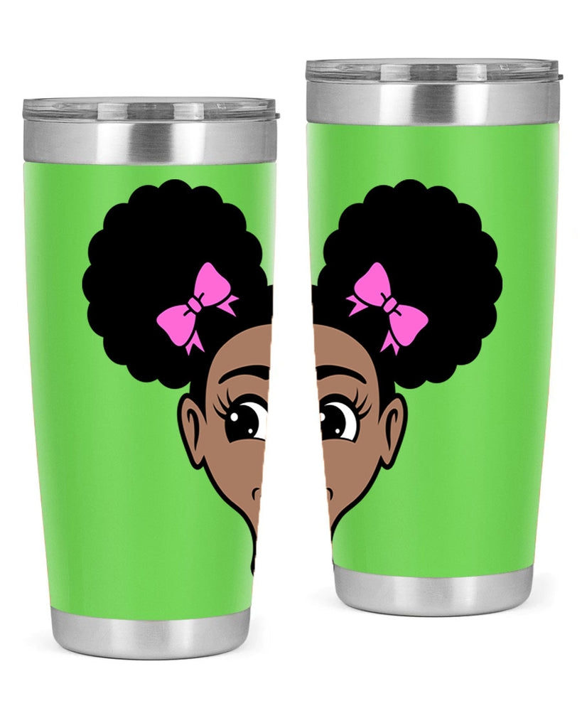 afro puffs girl 76#- women-girls- Tumbler