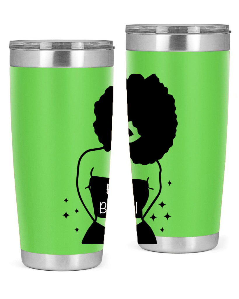 black is beautiful 11#- women-girls- Tumbler