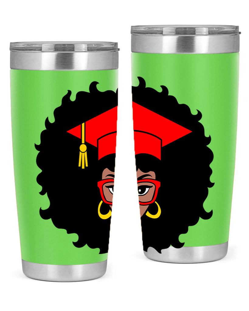 graduation black woman 32#- women-girls- Tumbler