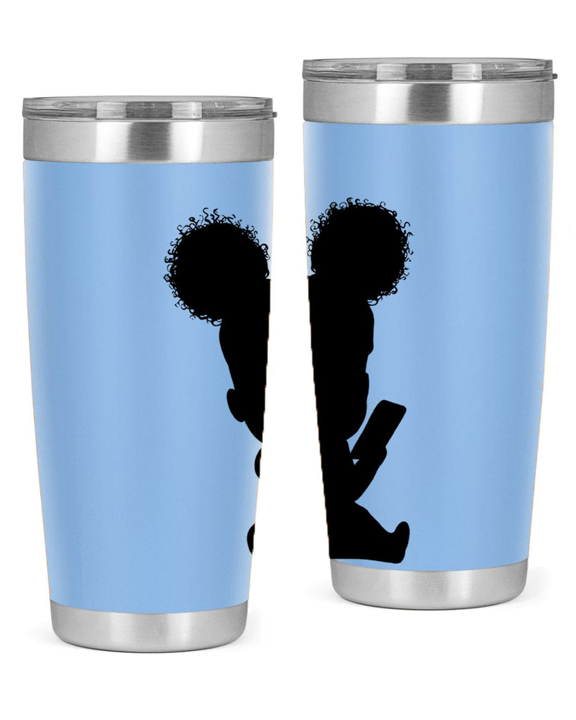 Black girl style 5#- women-girls- Tumbler