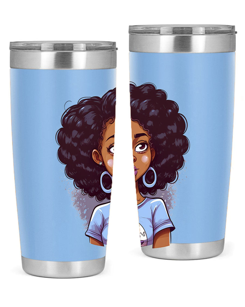Sparkling Black Girl Design 20#- women-girls- Tumbler