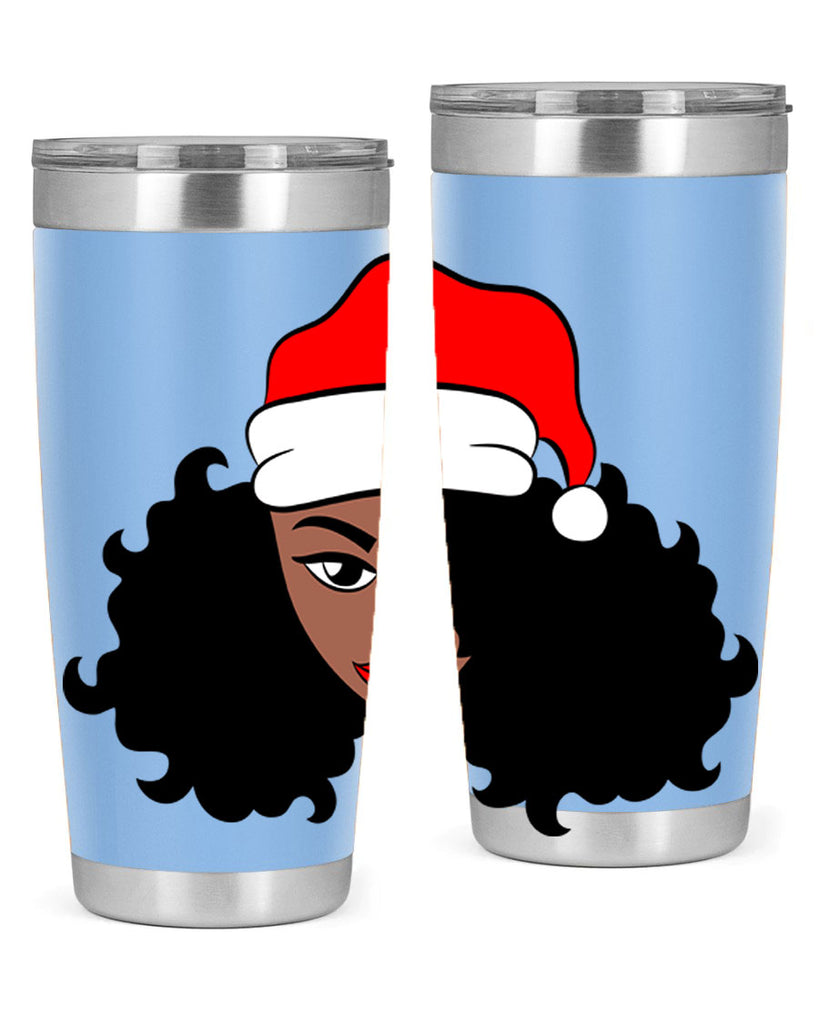afro santa claus girl 71#- women-girls- Tumbler