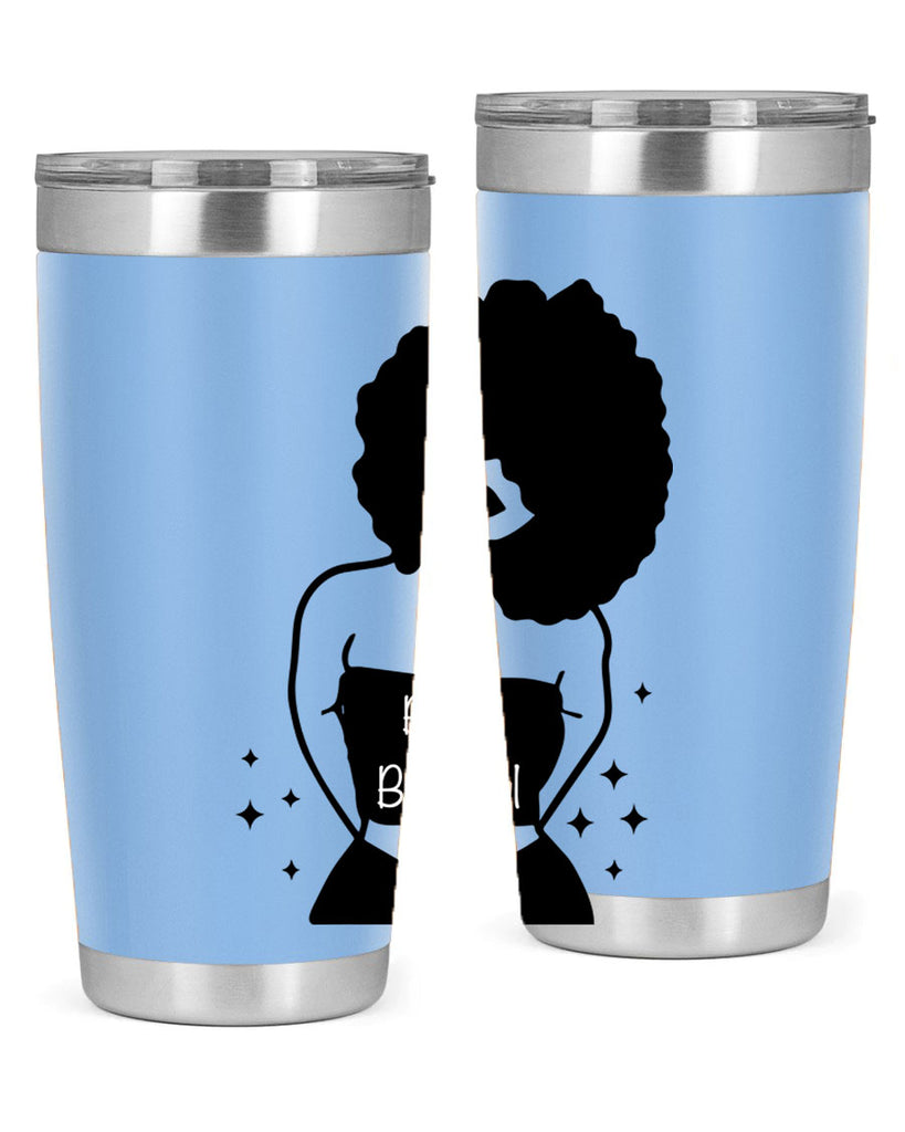 black is beautiful 11#- women-girls- Tumbler