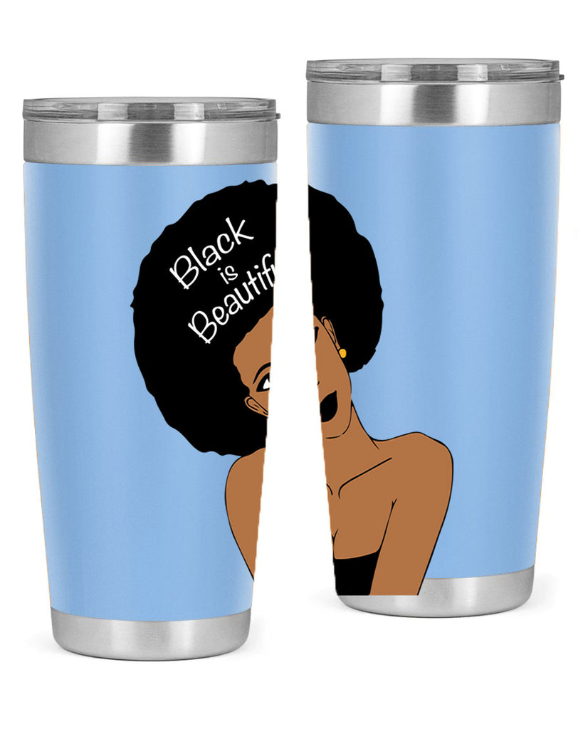 black is beautiful 13#- women-girls- Tumbler