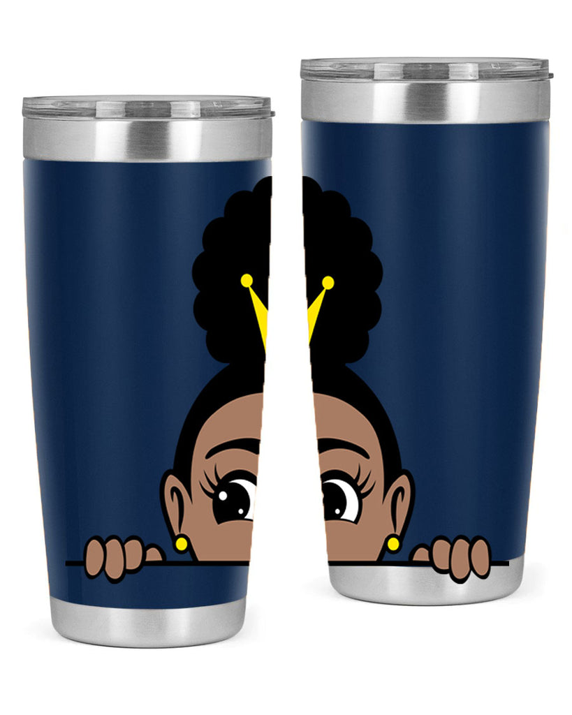 afro puff crown girl 1#- women-girls- Tumbler
