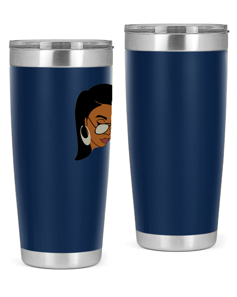 black afro 48#- women-girls- Tumbler
