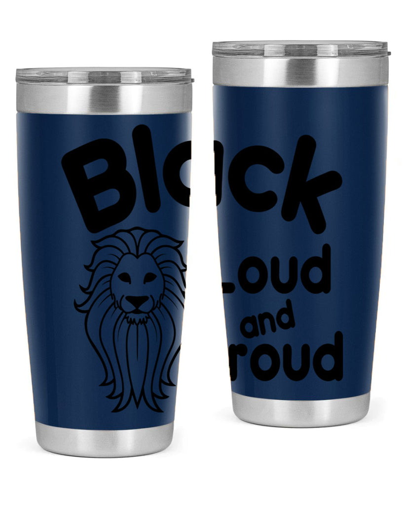 black loud and proud Style 57#- women-girls- Tumbler