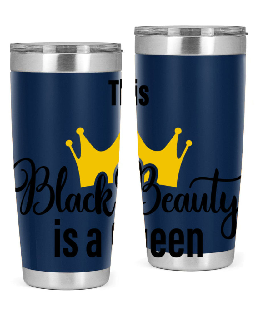 this black beauty is a queen Style 3#- women-girls- Tumbler