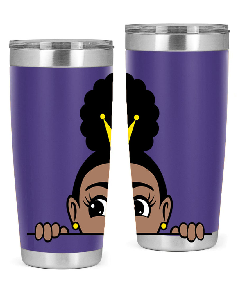 afro puff crown girl 1#- women-girls- Tumbler