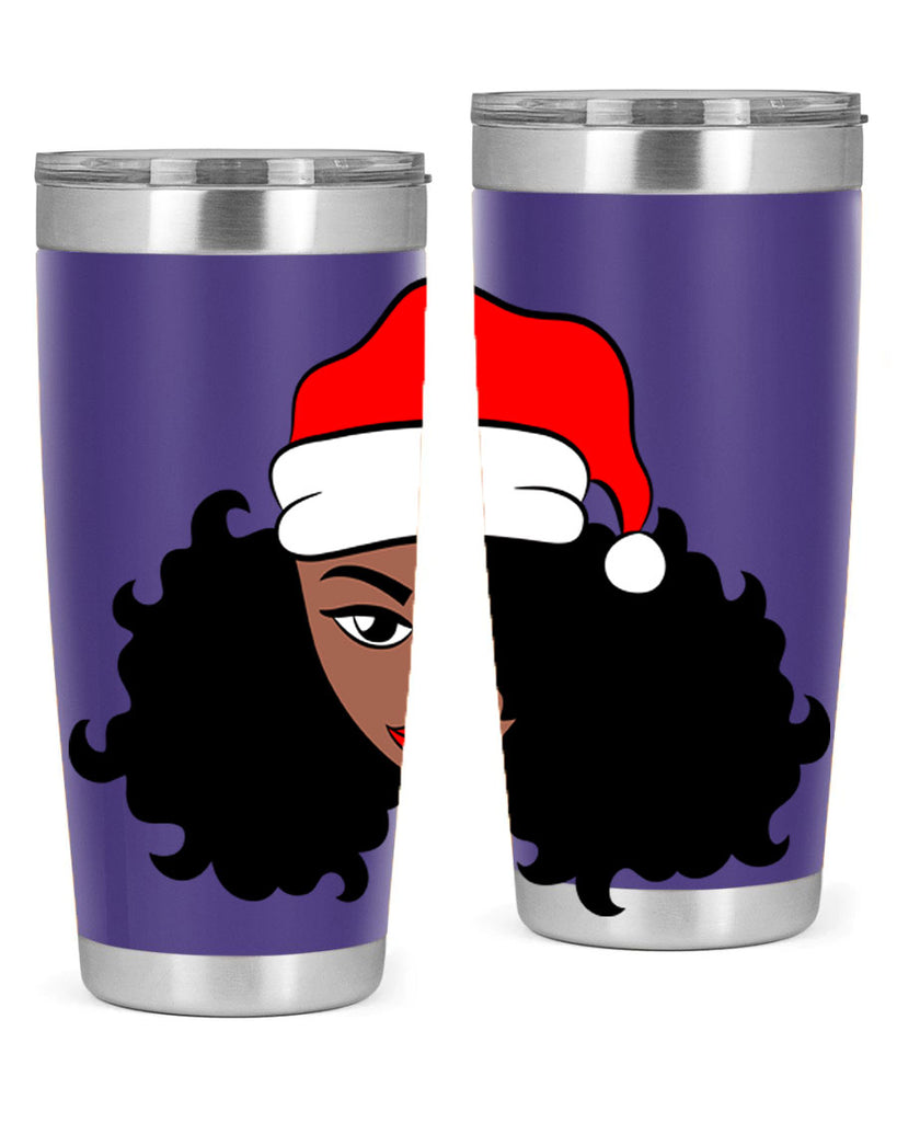 afro santa claus girl 71#- women-girls- Tumbler