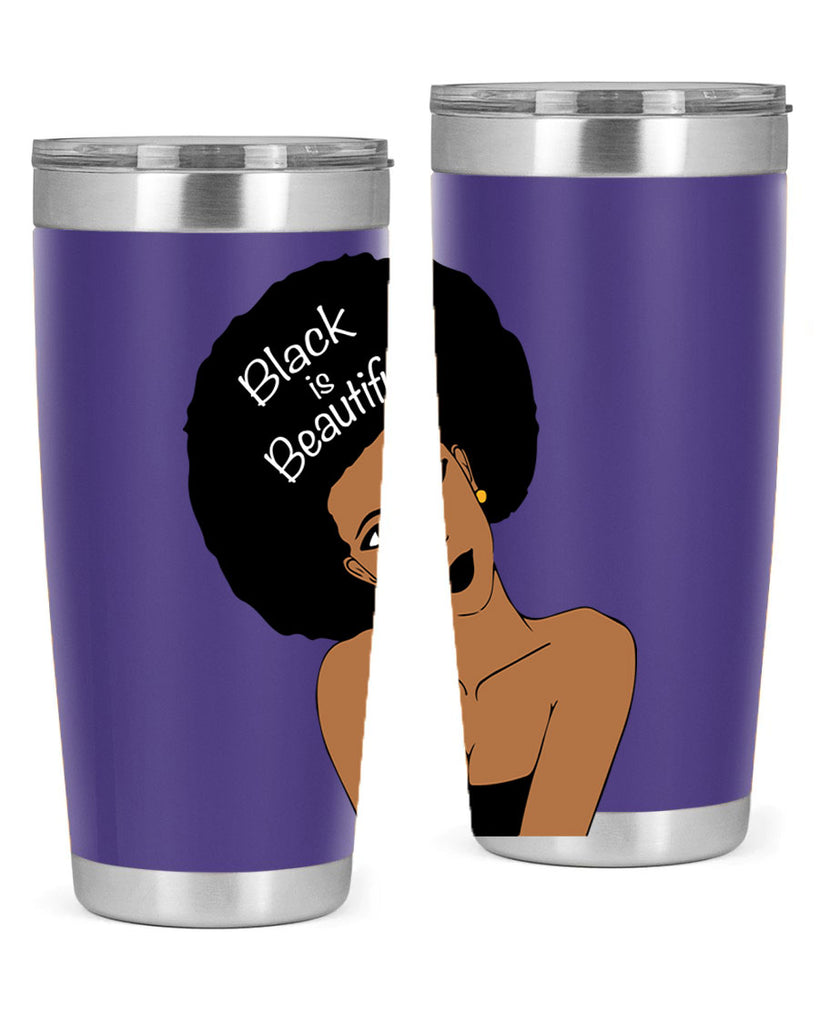 black is beautiful 13#- women-girls- Tumbler