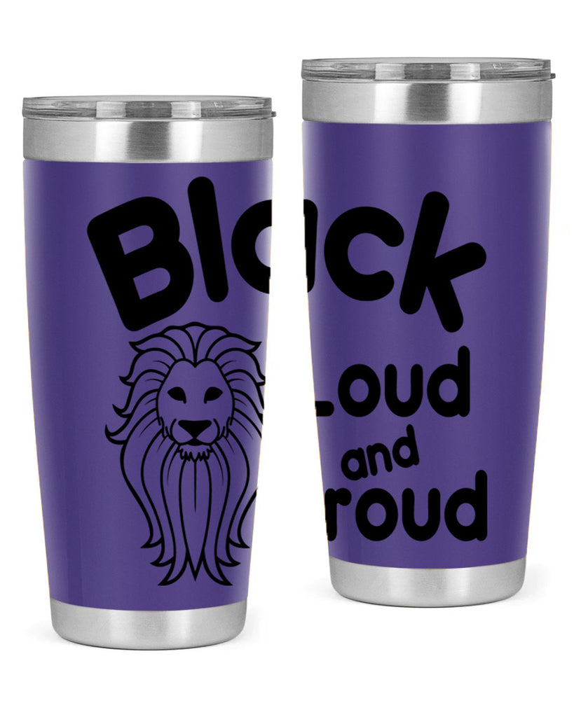 black loud and proud Style 57#- women-girls- Tumbler