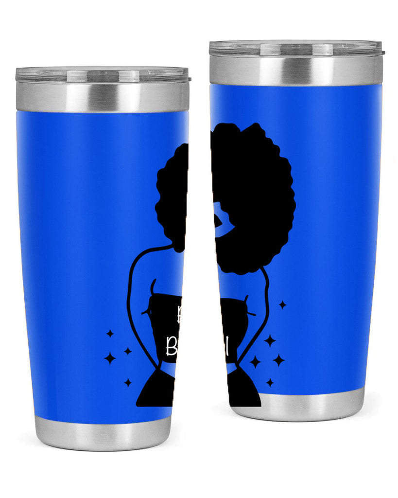 black is beautiful 11#- women-girls- Tumbler