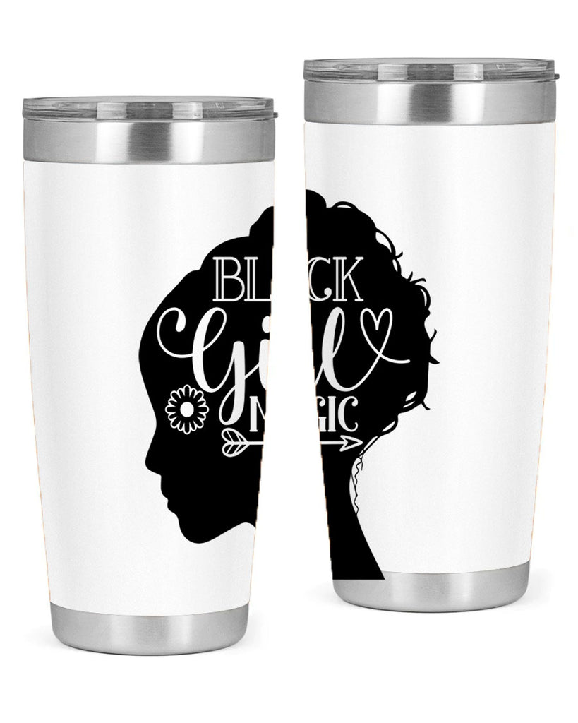Black girl magic Style 59#- women-girls- Tumbler