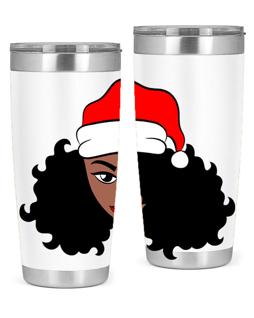 afro santa claus girl 71#- women-girls- Tumbler