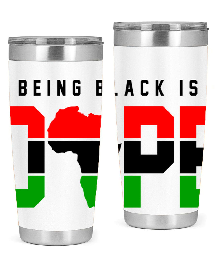 being black is dope africa 257#- black words phrases- Cotton Tank
