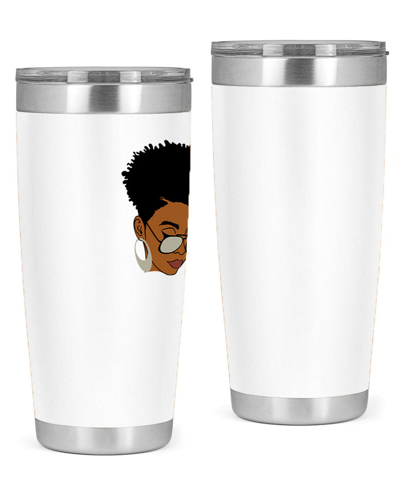 black afro 44#- women-girls- Tumbler