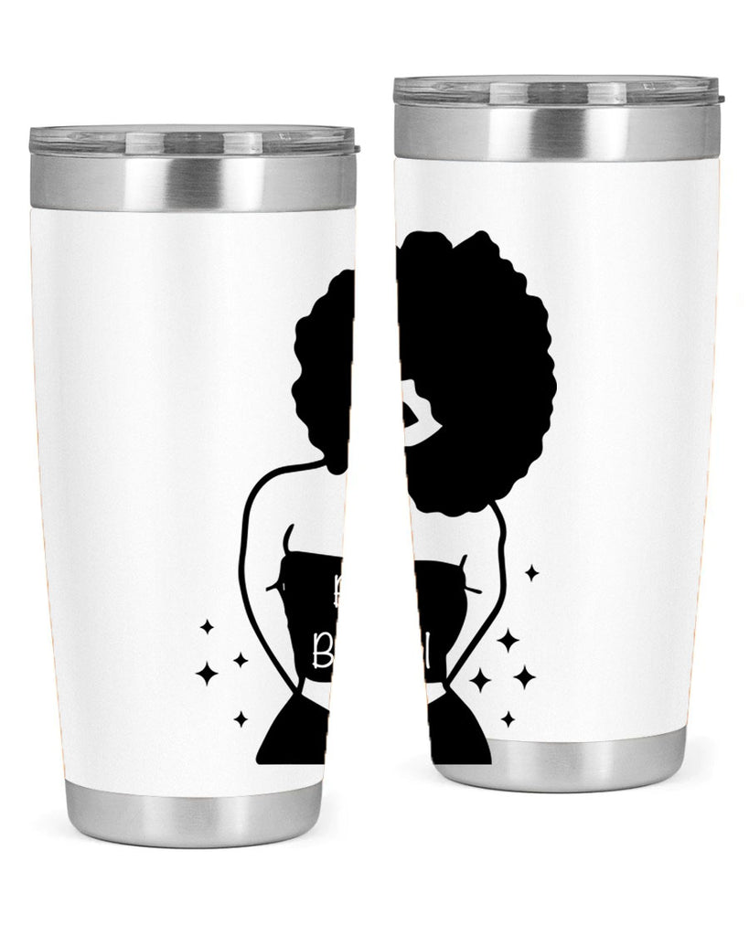 black is beautiful 11#- women-girls- Tumbler