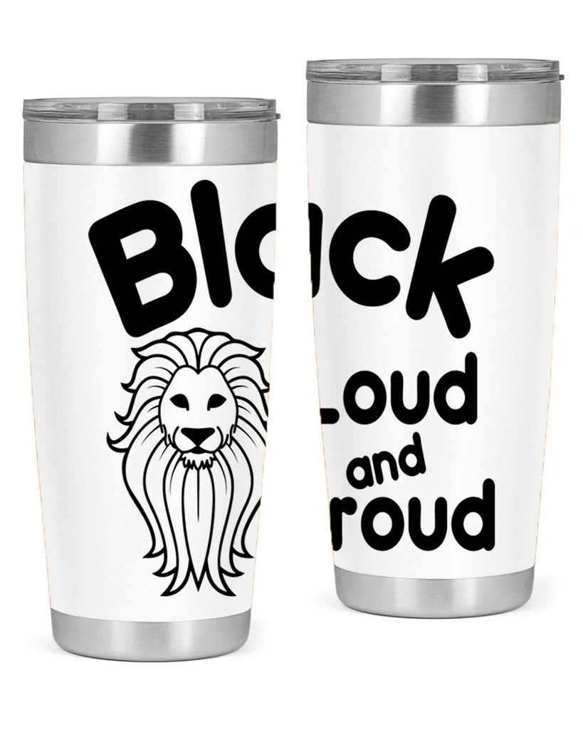 black loud and proud Style 57#- women-girls- Tumbler