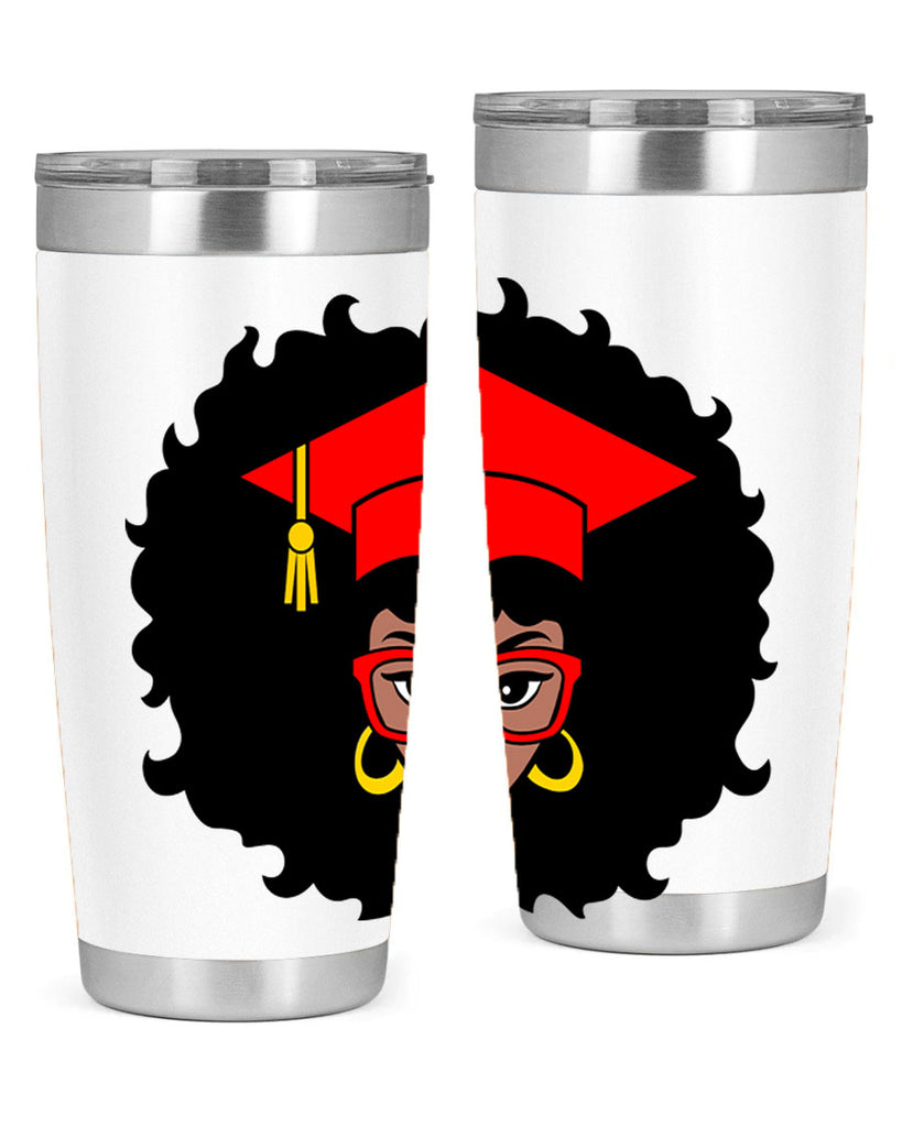 graduation black woman 32#- women-girls- Tumbler