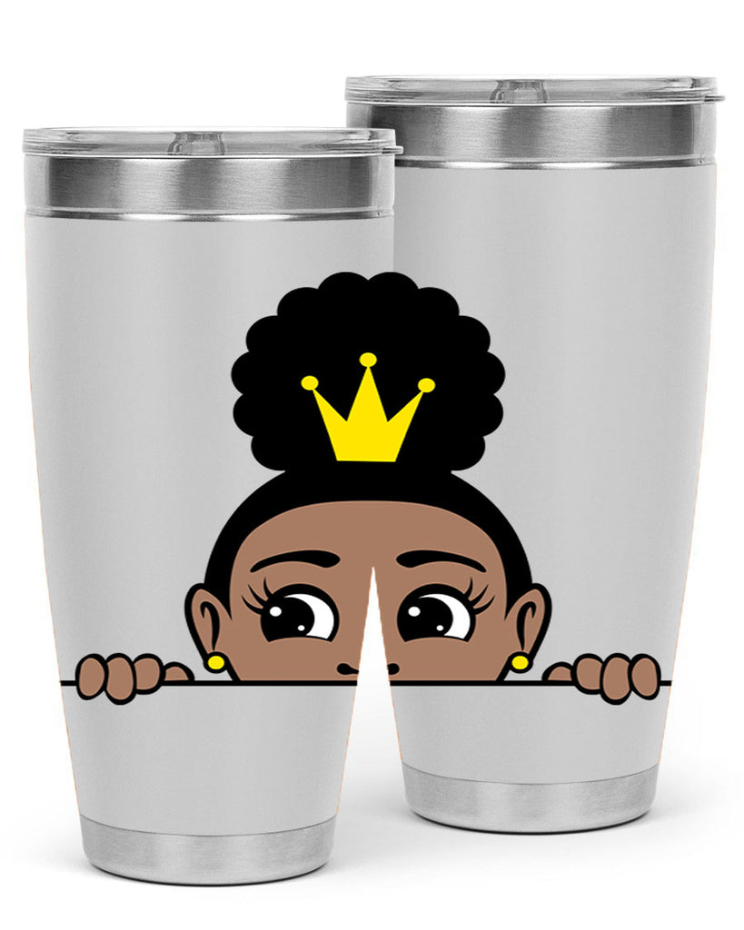 afro puff crown girl 2#- women-girls- Tumbler