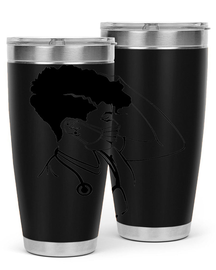 black nurse 3#- women-girls- Tumbler